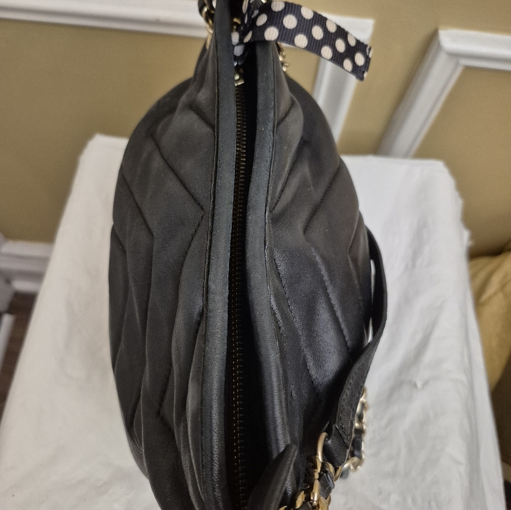 Talbots Black Quilted Shoulder Bag - Picture 7 of 14